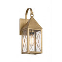 Ashford Sconce shown in the Antique Brass finish with a Clear shade - 9521P-X-AB-CL
