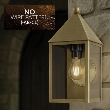 Ashford Sconce shown in the Antique Brass finish with a Clear shade - 9531-AB-CL 3