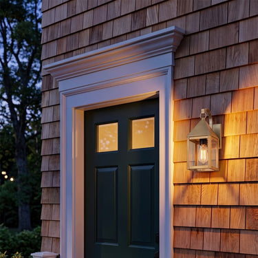Ashford Sconce shown in the Antique Brass finish with a Clear shade - 9531P-AB-CL 2