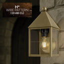 Ashford Sconce shown in the Antique Brass finish with a Clear shade - 9531P-H-AB-CL 3