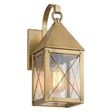 Ashford Sconce shown in the Antique Brass finish with a Clear shade - 9531P-X-AB-CL