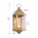 Ashford Sconce shown in the Antique Brass finish with a Clear shade - 9561-AB-CL-C 1