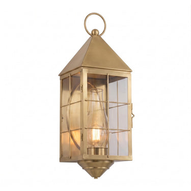 Ashford Sconce shown in the Antique Brass finish with a Clear shade - 9561-H-AB-CL-C