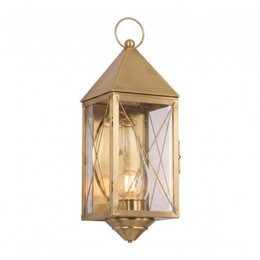 Ashford Sconce shown in the Antique Brass finish with a Clear shade - 9561-X-AB-CL-C