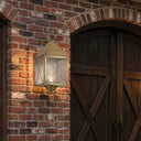 Ashford Sconce shown in the Antique Brass finish with a Seedy shade - 9511-X-AB-SDY-C 2