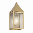 Ashford Sconce shown in the Antique Brass finish with a Seedy shade - 9521-AB-SDY