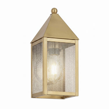 Ashford Sconce shown in the Antique Brass finish with a Seedy shade - 9521-AB-SDY