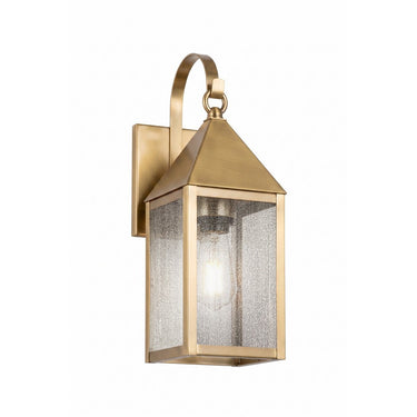 Ashford Sconce shown in the Antique Brass finish with a Seedy shade - 9521P-AB-SDY