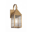 Ashford Sconce shown in the Antique Brass finish with a Seedy shade - 9521P-H-AB-SDY