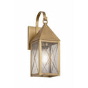 Ashford Sconce shown in the Antique Brass finish with a Seedy shade - 9521P-X-AB-SDY