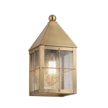 Ashford Sconce shown in the Antique Brass finish with a Seedy shade - 9531-H-AB-SDY