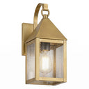 Ashford Sconce shown in the Antique Brass finish with a Seedy shade - 9531P-AB-SDY