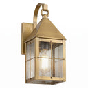 Ashford Sconce shown in the Antique Brass finish with a Seedy shade - 9531P-H-AB-SDY