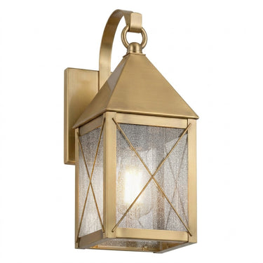 Ashford Sconce shown in the Antique Brass finish with a Seedy shade - 9531P-X-AB-SDY
