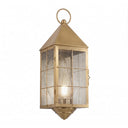 Ashford Sconce shown in the Antique Brass finish with a Seedy shade - 9561-H-AB-SDY-C