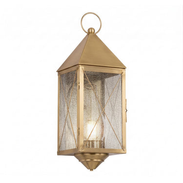 Ashford Sconce shown in the Antique Brass finish with a Seedy shade - 9561-X-AB-SDY-C