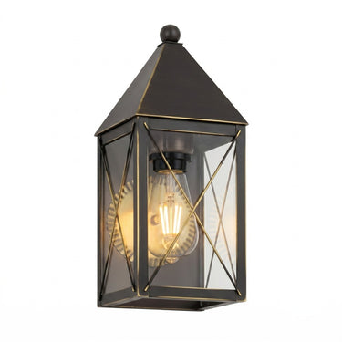 Ashford Sconce shown in the Bronze finish with a Clear shade - 9521-X-BZ-CL