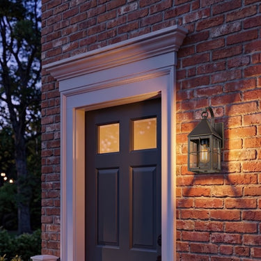Ashford Sconce shown in the Bronze finish with a Clear shade - 9531P-H-BZ-CL 2