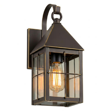 Ashford Sconce shown in the Bronze finish with a Clear shade - 9531P-H-BZ-CL