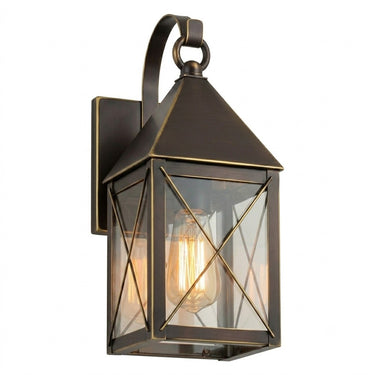 Ashford Sconce shown in the Bronze finish with a Clear shade - 9531P-X-BZ-CL