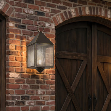Ashford Sconce shown in the Bronze finish with a Seedy shade - 9511-BZ-SDY-C 2
