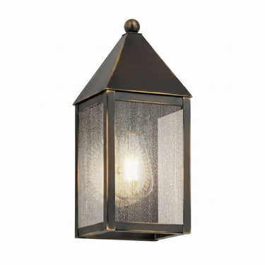 Ashford Sconce shown in the Bronze finish with a Seedy shade - 9521-BZ-SDY