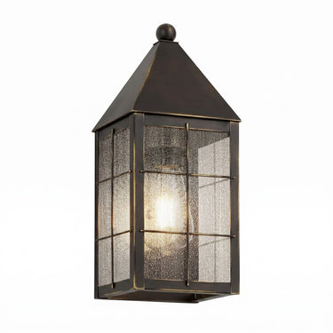 Ashford Sconce shown in the Bronze finish with a Seedy shade - 9521-H-BZ-SDY