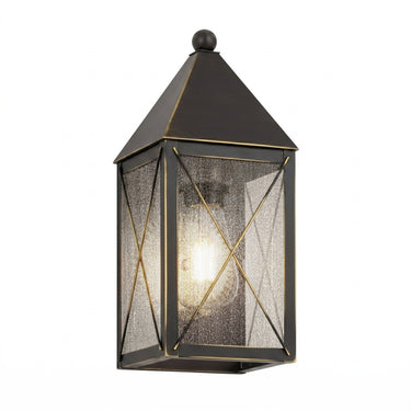 Ashford Sconce shown in the Bronze finish with a Seedy shade - 9521-X-BZ-SDY