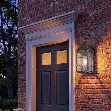 Ashford Sconce shown in the Bronze finish with a Seedy shade - 9521P-H-BZ-SDY 2