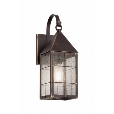 Ashford Sconce shown in the Bronze finish with a Seedy shade - 9521P-H-BZ-SDY