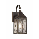 Ashford Sconce shown in the Bronze finish with a Seedy shade - 9521P-X-BZ-SDY
