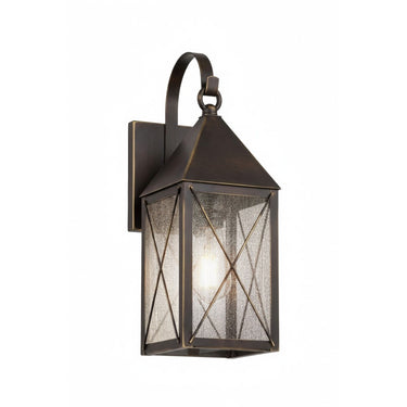 Ashford Sconce shown in the Bronze finish with a Seedy shade - 9521P-X-BZ-SDY