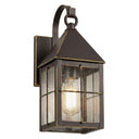 Ashford Sconce shown in the Bronze finish with a Seedy shade - 9531P-H-BZ-SDY