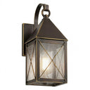 Ashford Sconce shown in the Bronze finish with a Seedy shade - 9531P-X-BZ-SDY