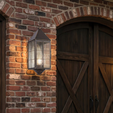 Ashford Sconce shown in the Bronze finish with a Seedy shade - 9561-H-BZ-SDY-C 2