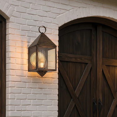 Ashford Sconce shown in the Dark Brass finish with a Clear shade - 9511-DB-CL-C 2