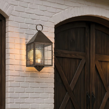 Ashford Sconce shown in the Dark Brass finish with a Clear shade - 9511-H-DB-CL-C 2