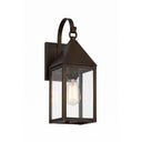Ashford Sconce shown in the Dark Brass finish with a Clear shade - 9521P-DB-CL