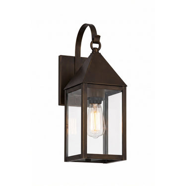Ashford Sconce shown in the Dark Brass finish with a Clear shade - 9521P-DB-CL