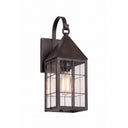 Ashford Sconce shown in the Dark Brass finish with a Clear shade - 9521P-H-DB-CL