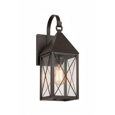 Ashford Sconce shown in the Dark Brass finish with a Clear shade - 9521P-X-DB-CL