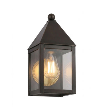 Ashford Sconce shown in the Dark Brass finish with a Clear shade - 9531-DB-CL