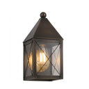 Ashford Sconce shown in the Dark Brass finish with a Clear shade - 9531-X-DB-CL