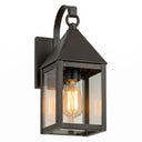 Ashford Sconce shown in the Dark Brass finish with a Clear shade - 9531P-DB-CL