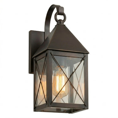 Ashford Sconce shown in the Dark Brass finish with a Clear shade - 9531P-X-DB-CL