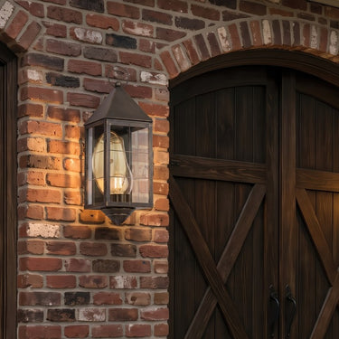 Ashford Sconce shown in the Dark Brass finish with a Clear shade - 9561-H-DB-CL-C 2