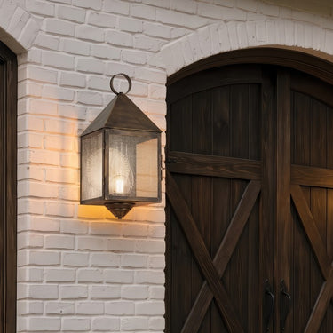 Ashford Sconce shown in the Dark Brass finish with a Seedy shade - 9511-DB-SDY-C 2