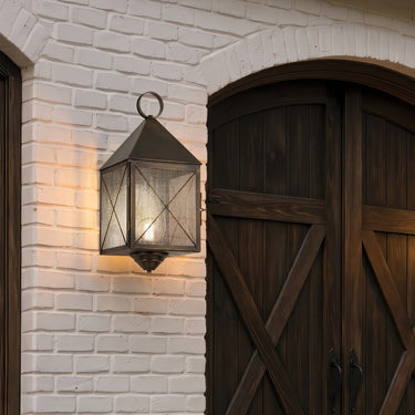 Ashford Sconce shown in the Dark Brass finish with a Seedy shade - 9511-X-DB-SDY-C 2