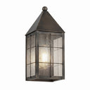 Ashford Sconce shown in the Dark Brass finish with a Seedy shade - 9521-H-DB-SDY