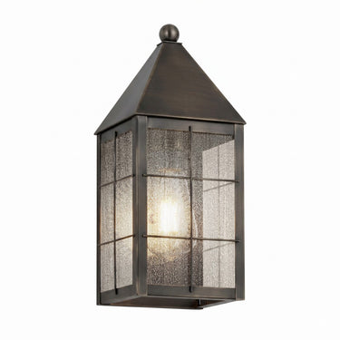 Ashford Sconce shown in the Dark Brass finish with a Seedy shade - 9521-H-DB-SDY